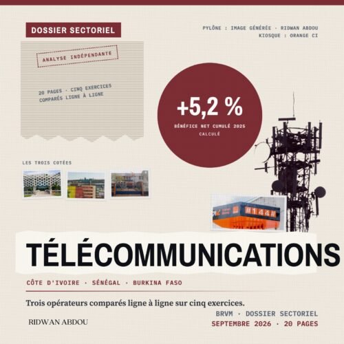 Telecommunications · Artwork du dossier sectoriel de septembre 2026 Télécommunications · Dossier sectoriel de septembre 2026