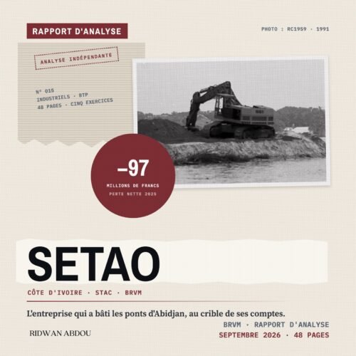 SETAO Côte d'Ivoire · Rapport d'analyse de septembre 2026