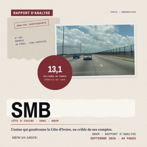 SMB Côte d’Ivoire · couverture du rapport de septembre 2026 Rapport d’analyse SMB Côte d’Ivoire, septembre 2026