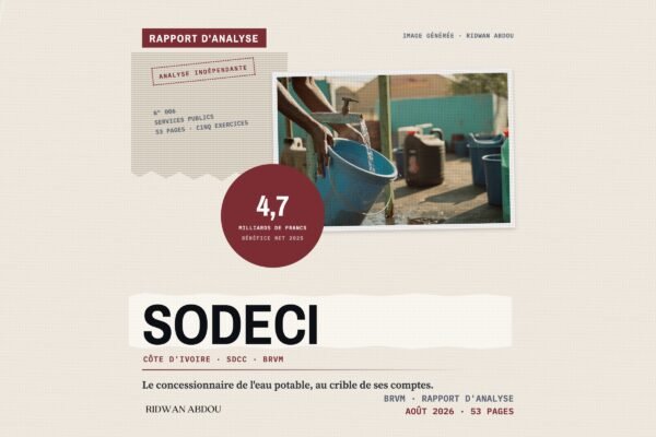 SODECI · Rapport d'analyse d'août 2026