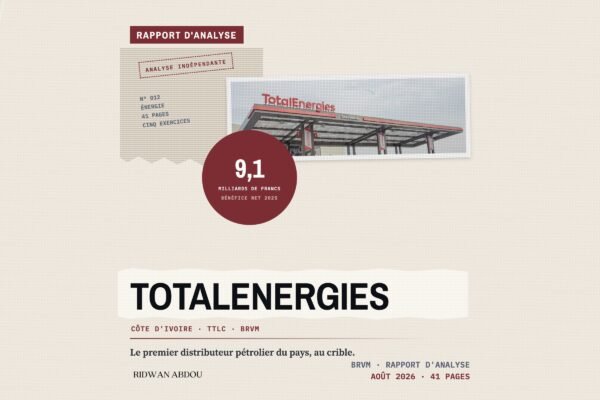 TotalEnergies Marketing Côte d'Ivoire · Rapport d'analyse d'août 2026