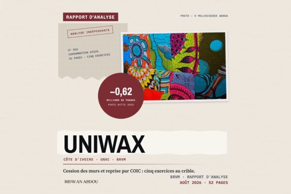 Uniwax · Rapport d'analyse d'août 2026