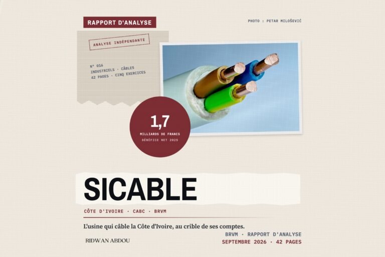 SICABLE Côte d’Ivoire · Rapport d’analyse de septembre 2026