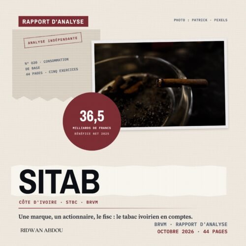 Couverture du rapport d’analyse SITAB, octobre 2026