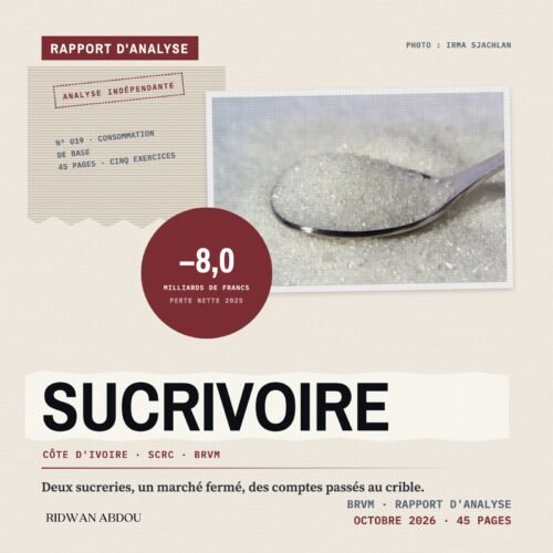 Sucrivoire, rapport d’octobre 2026 Couverture du rapport d’analyse Sucrivoire, octobre 2026