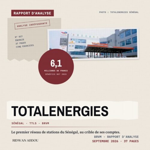 TotalEnergies Marketing Sénégal · Rapport d’analyse de septembre 2026