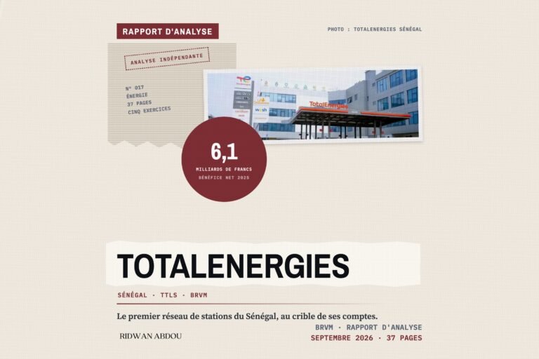 TotalEnergies Marketing Sénégal · Rapport d’analyse de septembre 2026