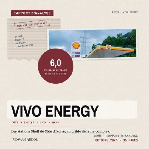 Vivo Energy Côte d’Ivoire, rapport d’analyse d’octobre 2026 Couverture du rapport d’analyse Vivo Energy Côte d’Ivoire, octobre 2026