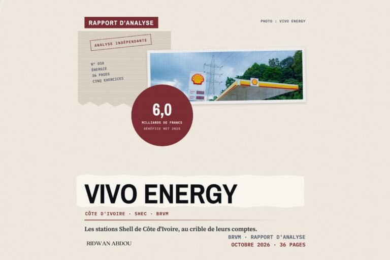 Couverture du rapport d’analyse Vivo Energy Côte d’Ivoire, octobre 2026