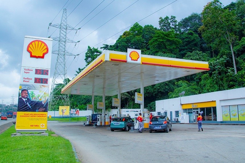 Station-service Shell exploitée par Vivo Energy Côte d’Ivoire à Abidjan